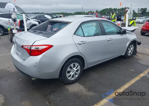 2015 Toyota Corolla L from USA, damaged, VIN 2T1BURHE5FC468791